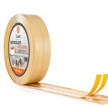 Listwa taśma wykończeniowa samoprzylepna kremowy PCV 30x30mm 10m