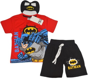 Zara komplet 92-98 2-3 DC Comiks BATMAN bawełna 3 pak komplet i maska