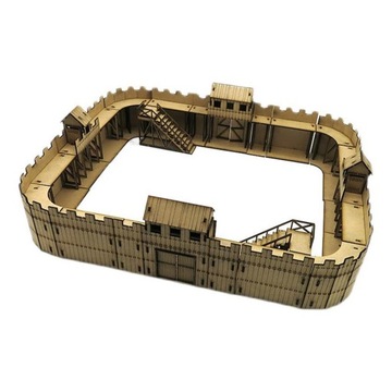 Modele budynków dom 1/72 Twierdza 40cmx40cm