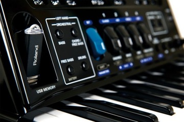 ROLAND FR-1X AKORDEON CYFROWY 72 basy CZARNY | w 24h