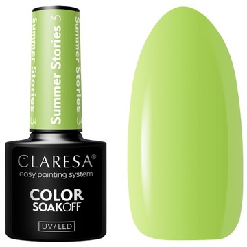Claresa Lakier Hybrydowy UV/LED - Summer Stories 3