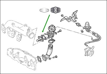 Zaślepka EGR RENAULT Master II 1.9 dCi 80