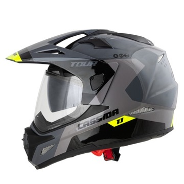 МОТОЦИКАЛЬНЫЙ ШЛЕМ CASSIDA SPECTER FLUO +PINLOCK XXL