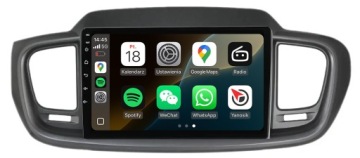 Kia Sorento 2015-2020 Rádio Navigace Android Auto Carplay Mapy Aplikace
