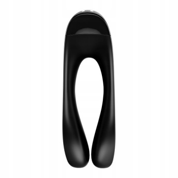 Пальчиковый массажер Satisfyer Candy Cane черный