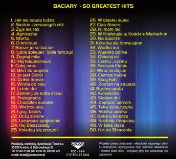 BACIARY - 50 GREATEST HITS [mp3-накопитель]