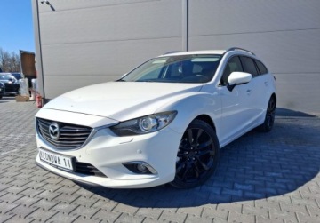 Mazda 6 III Kombi 2.2 SKYACTIV-D I-ELOOP 150KM 2015 Mazda 6 bezwypadekserwis aso1wlascicielorg lakierbiala perlajak nowa, zdjęcie 26