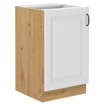 Szafka pod zlewozmywak 50 cm Scandi biała artisan