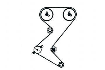 SKF ZESTAW ROZRZĄDU PEUGEOT 2,0 16V 206/406 00-