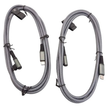 Kabel USB C do USB C 2M 100W 5A H319-2M 2szt