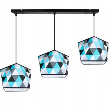 LAMPA WISZĄCA SUFITOWA ŻYRANDOL ABAŻUR NOWOCZESNA