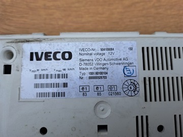 IVECO DAILY 99-06 PŘÍSTROJOVÁ DESKA BUDÍKY 504109084