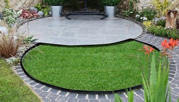 Бордюр садового газона 30 метров + 90 пластиковых анкеров 50 мм