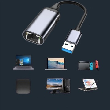 USB-АДАПТЕР ETHERNET LAN GIGABIT RJ45 1000 МБ/с