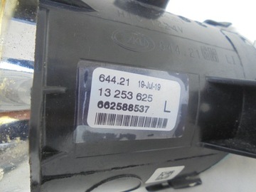 HALOGEN LEVÝ OPEL MERIVA B II 10-13 CORSA E 15-19 13253625 662588537 EU