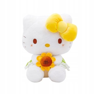MASKOTKA HELLO KITTY KOT PLUSZ SUNFLOWER 30CM
