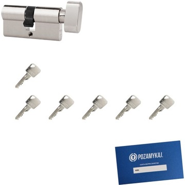 Wkładka bębenkowa 40G/30 LOB ARES + 6 kluczy