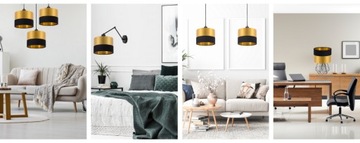 абажур для золотой подвесной лампы