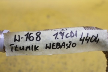 ТРУБА ГЛУШИТЕЛЯ WEBASTO W168 A-CLASS 1.7 CDI