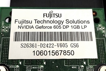 Видеокарта Nvidia Geforce 605 DPort, 1 ГБ, LP