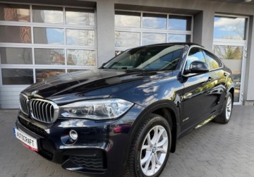BMW X6 F16 Crossover xDrive50i 450KM 2017 BMW X6 Salon Polska Czujniki Kamera Automat 4.4 Benzyna 450KM, zdjęcie 20