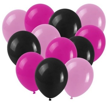 Balony na WIECZÓR PANIEŃSKI, URODZINY 12 szt.