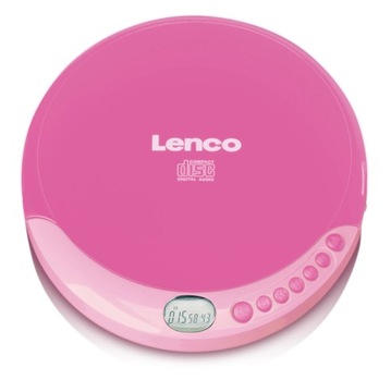 Lenco CD-011BU odtwarzacz CD Walkman Diskman LCD gniazdo słuchawkowe 3,5mm