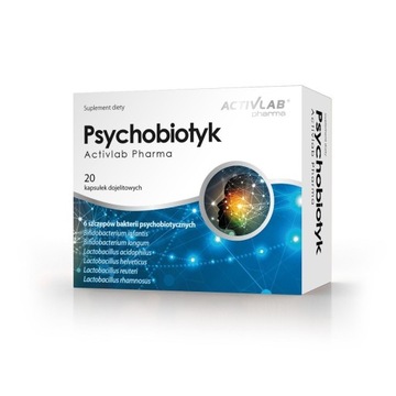 Psychobiotyk probiotyk IBS 20 kaps. Activlab