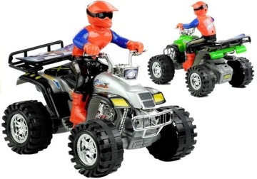 QUAD MOTOR POJAZD ZABAWKA DLA DZIECKA NAPĘD ŚWIATŁA DŹWIĘKI PREZENT