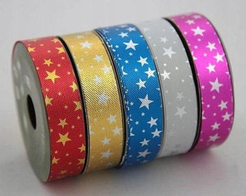 DEKORACYJNA TAŚMA OZDOBNA TASIEMKA PAKOWA WSTĄŻKA