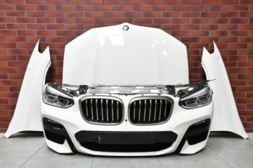 motorhaube Kühler Gurten Leuchte LED Stoßstange BMW X3 G01 X4 G02 M-Paket M40dX A300