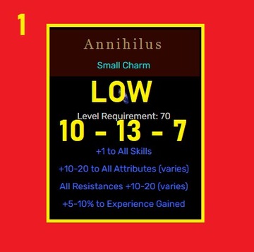 D2R Diablo 2 Resurrected Ladder Anni Annihilus