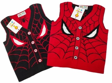 Kamizelka Chłopięca Spiderman zima wiosna 92