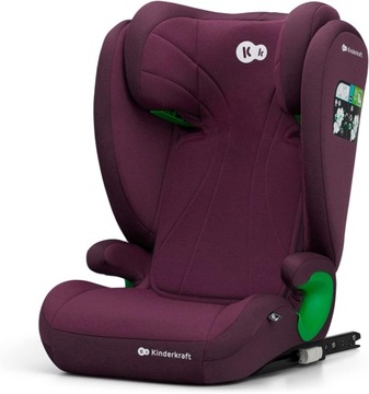FOTELIK SAMOCHODOWY Kinderkraft Junior Fix I-SIZE 9-36 KG ISOFIX DORDOWY