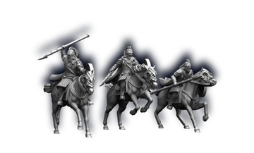 West Human Royal Guard Mounted - x5 Middle Earth