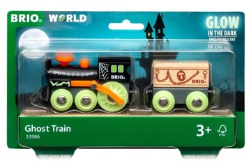 BRIO 33986 ПОЕЗД С ПРИЗРАКАМИ СВЕТЯЩИЙСЯ В ТЕМНОМ МИРЕ ПОЕЗД