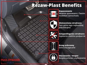 Chevrolet Epica 2006-2012 Коврики резиновые