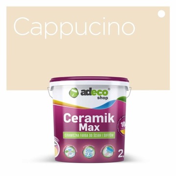 Farba ceramiczna zmywalna kolor CAPPUCCINO 2,5L