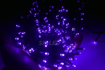 НАРУЖНЫЕ СВЕТОДИОДНЫЕ ЕЛОЧНЫЕ ПОДСВЕТКИ, ФИОЛЕТОВЫЕ, 200 светодиодов