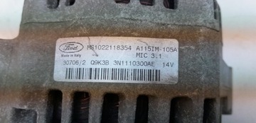 ALTERNÁTOR 3N1110300AE FORD FOCUS MK2