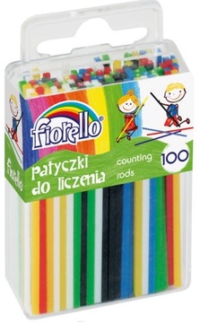 PATYCZKI DO LICZENIA KWADRATOWE 7 cm/100 szt.