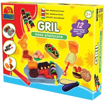 GRILL MASA PLASTYCZNA ZESTAW 12 EL. DROMADER 43847
