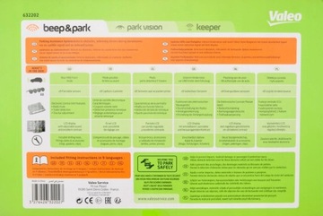 VALEO 632202 Датчики парковки ПЕРЕДНИЙ + ЗАДНИЙ + ЖК-дисплей