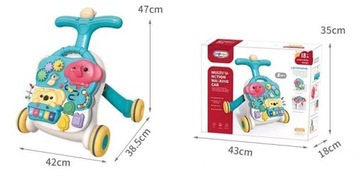 ИНТЕРАКТИВНЫЕ ХОДУНКИ/ТОЛКАКИ И СТОЛИК BEMENDO 2В1