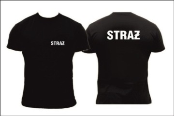 STRAŻ POLICJA T-shirt KOSZULKA Bawełna M 122-128