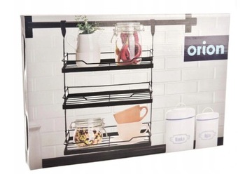 ПОДВЕСНАЯ МЕТАЛЛИЧЕСКАЯ ПОЛКА С КУХОННОЙ рейкой