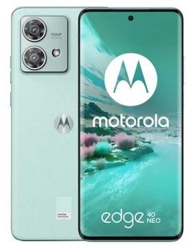 MOTOROLA Smartfon Edge 40 Neo 12/256 GB Miętowy
