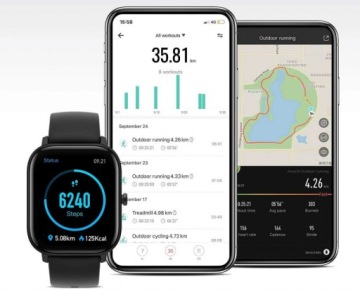 Умные часы Xiaomi Huami Amazfit GTS Черные часы