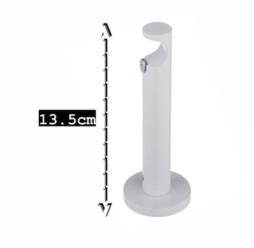 Карниз металлический одинарный Белый 120см 19 мм LUNA различные узоры