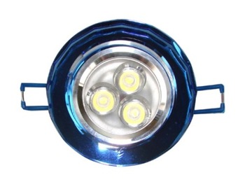 DOWNLIGHT LED POWER TAURI BLUE 3*1W BIAŁY DZIENNY